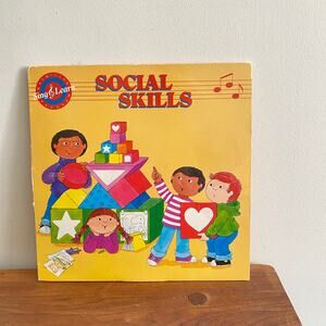 Vintage 1987 Social Skills Sing & Learn Vinyl Record